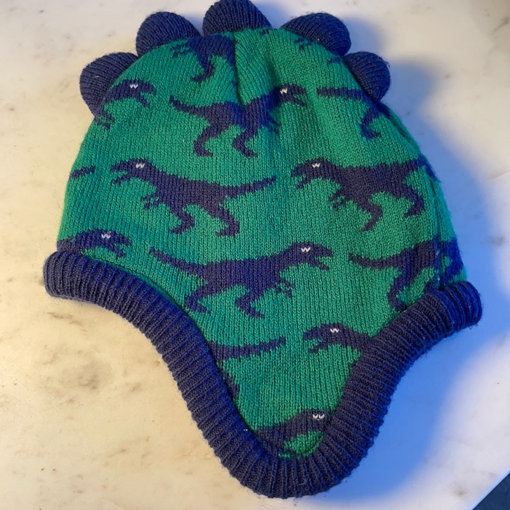 ABG Accessories boys dinosaur fleece lined hat